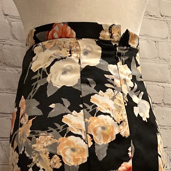 "Prom-Formal-Ball" Floral Print Floor-Length Mermaid Skirt size 1 - Picture 8 of 16